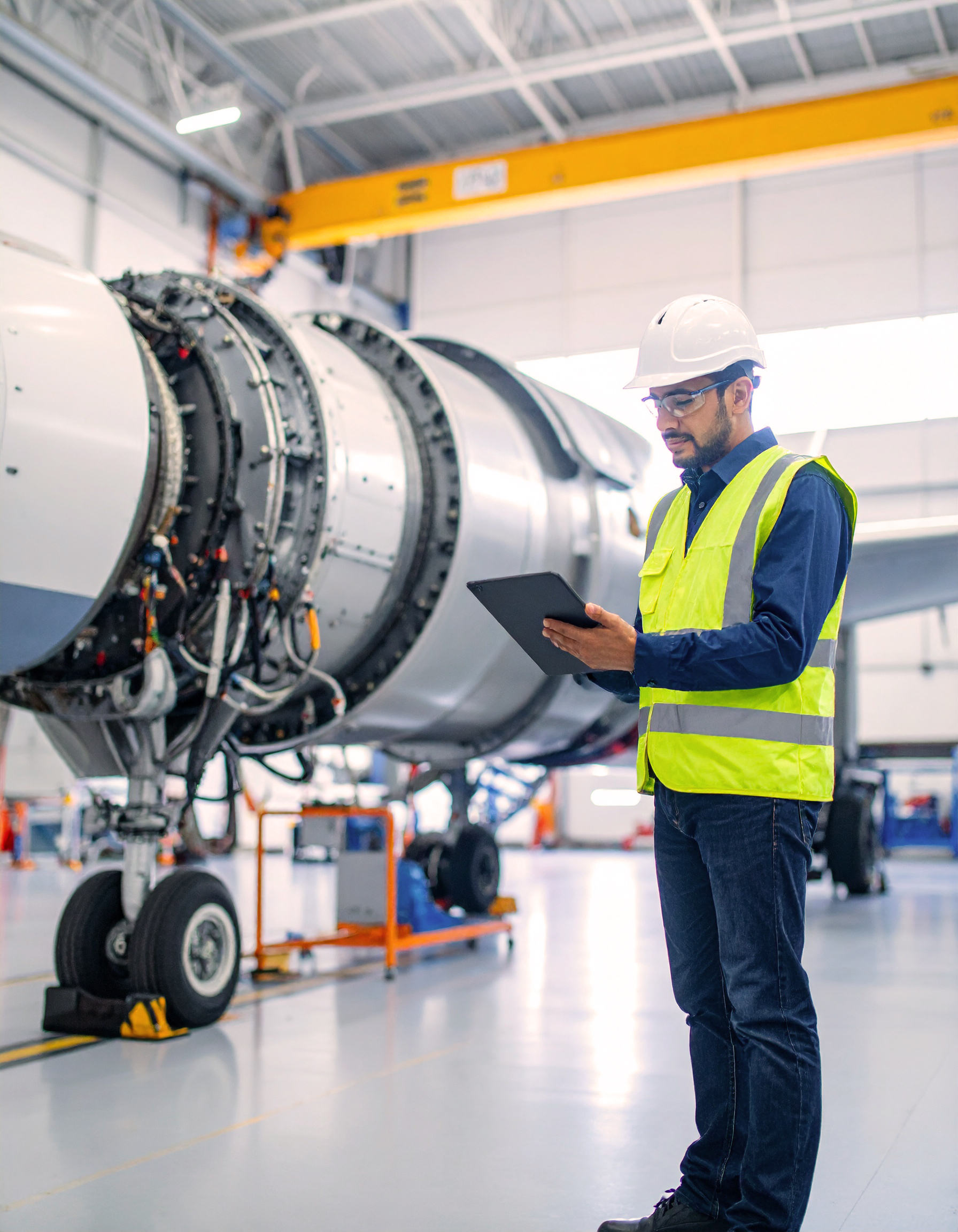 firefly a quality inspector or aerospace engineer reviewing digital first article inspection 34761